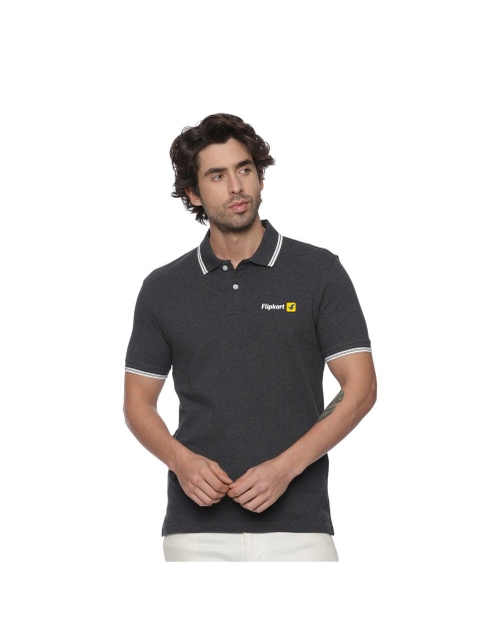 Allen Solly Polo T-shirt Men- Charcoal Grey